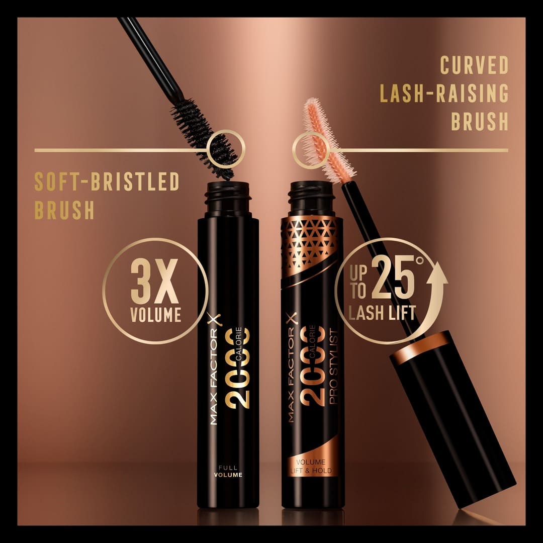Max Factor 2000 Calorie Pro Stylist Mascara 2 Black Brown 9 ml