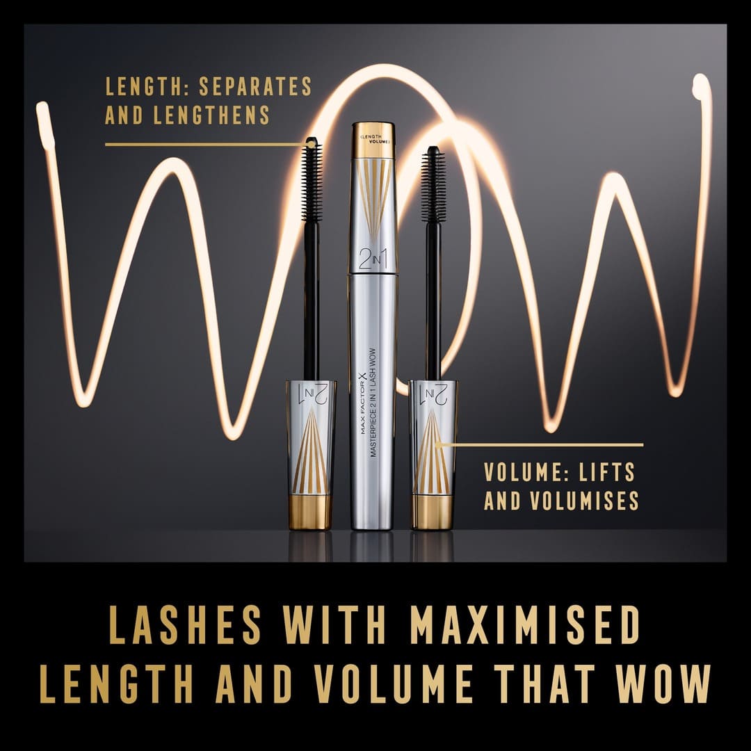 Max Factor Masterpiece 2 In 1 Lash Wow Mascara 002 Black Brown 7 ml