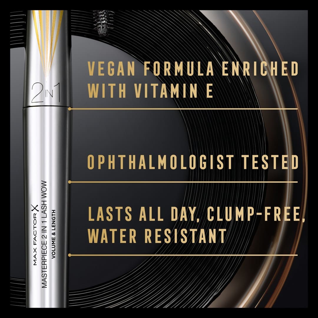 Max Factor Masterpiece 2 In 1 Lash Wow Mascara 002 Black Brown 7 ml