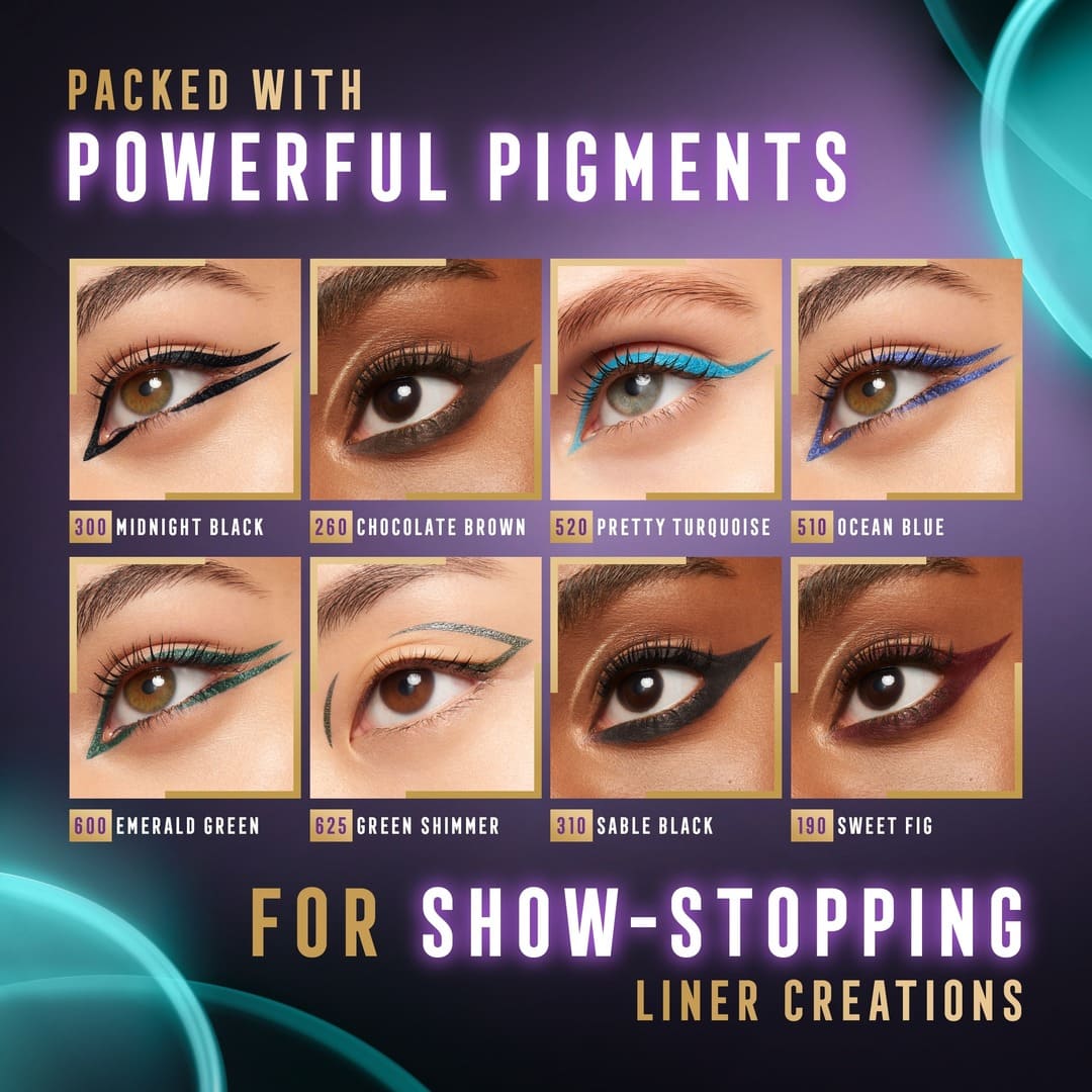 Max Factor Masterpiece Wow Liner 300 Midnight Black 1.2g