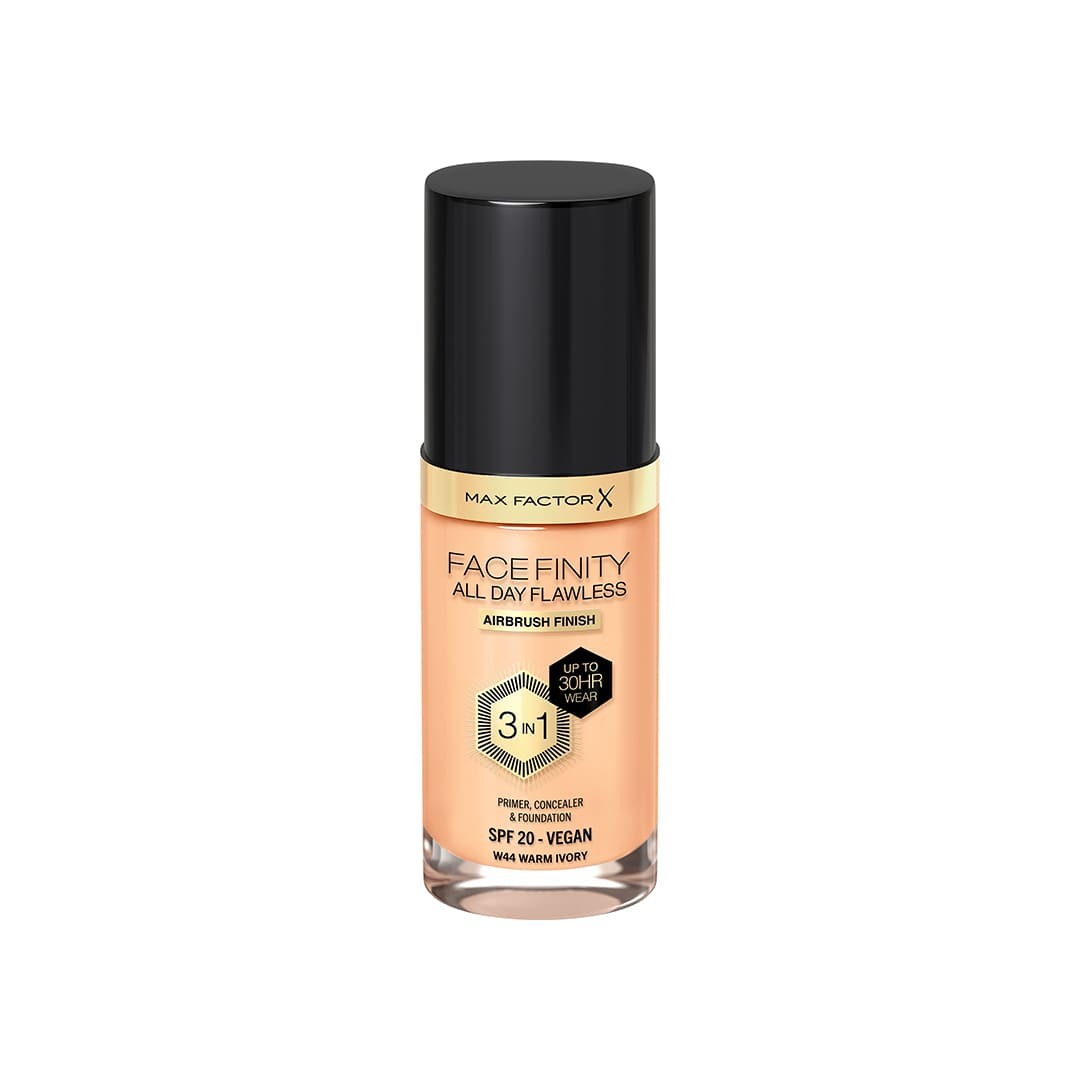 Max Factor Facefinity All Day Flawless Foundation SPF 20 W44 Warm Ivory 30 ml