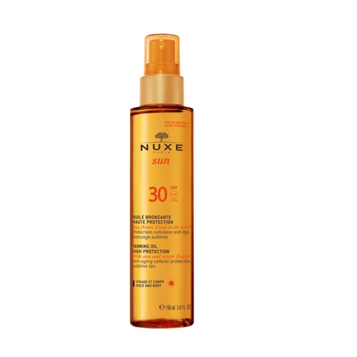 Nuxe Tanning Oil Face And Body Spf30 150 ml