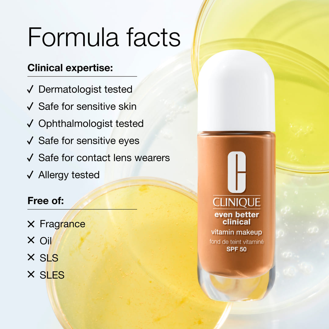 Clinique Even Better Vitamin Makeup Foundation 2 Light Medium Warm Spf50 30 ml