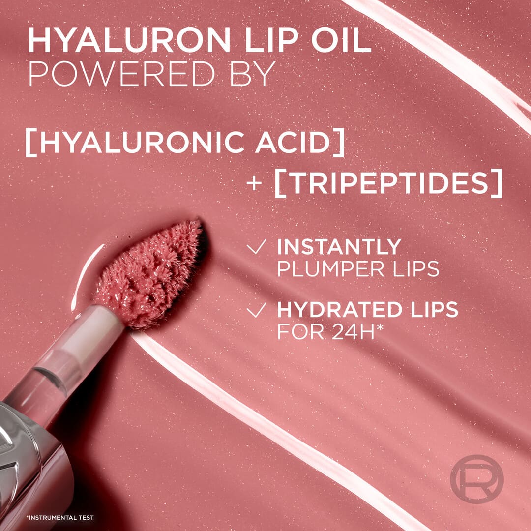 Loreal Paris Plump Ambition Hyaluron Lip Oil 650 Nude Macaron 5 ml