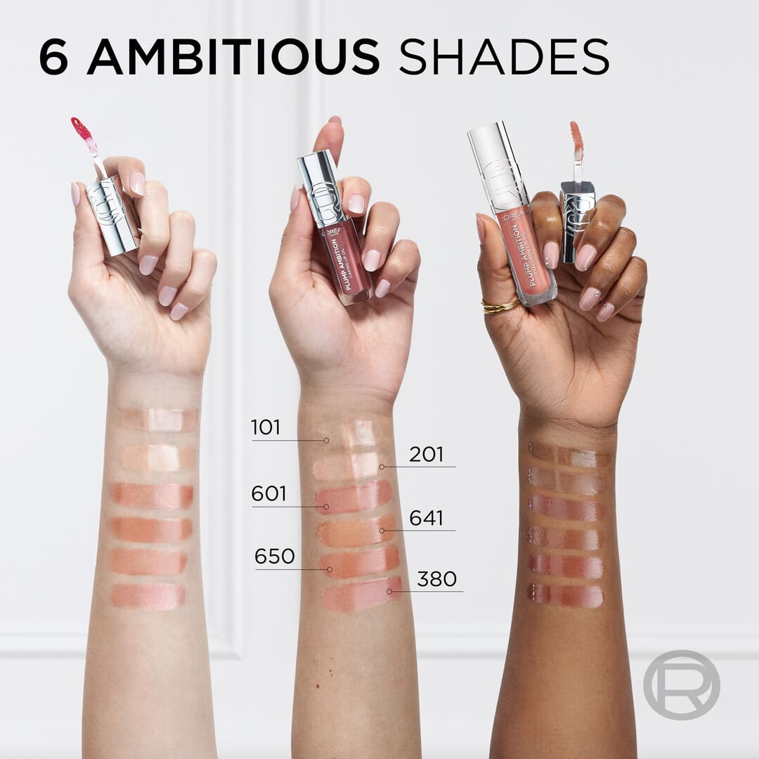 Loreal Paris Plump Ambition Hyaluron Lip Oil 650 Nude Macaron 5 ml