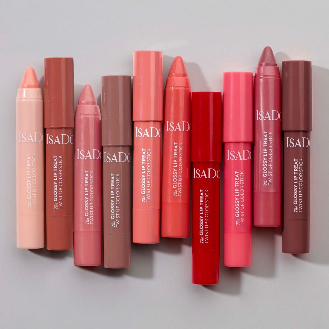 IsaDora The Glossy Lip Treat Twist Up Color Stick 15 Sugar Crush 3.3g