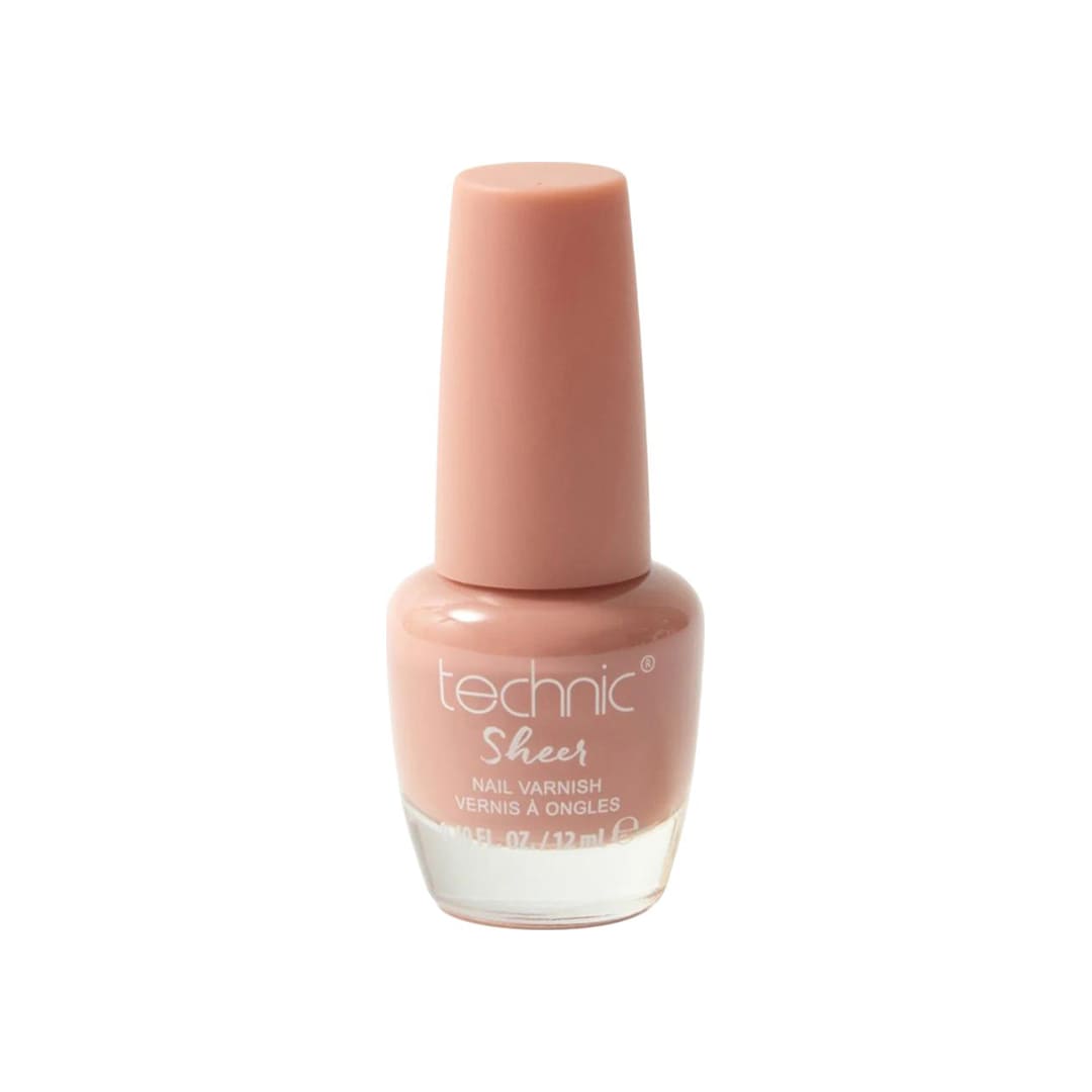 Technic Sheer Nail Varnish Dark Beige 12 ml