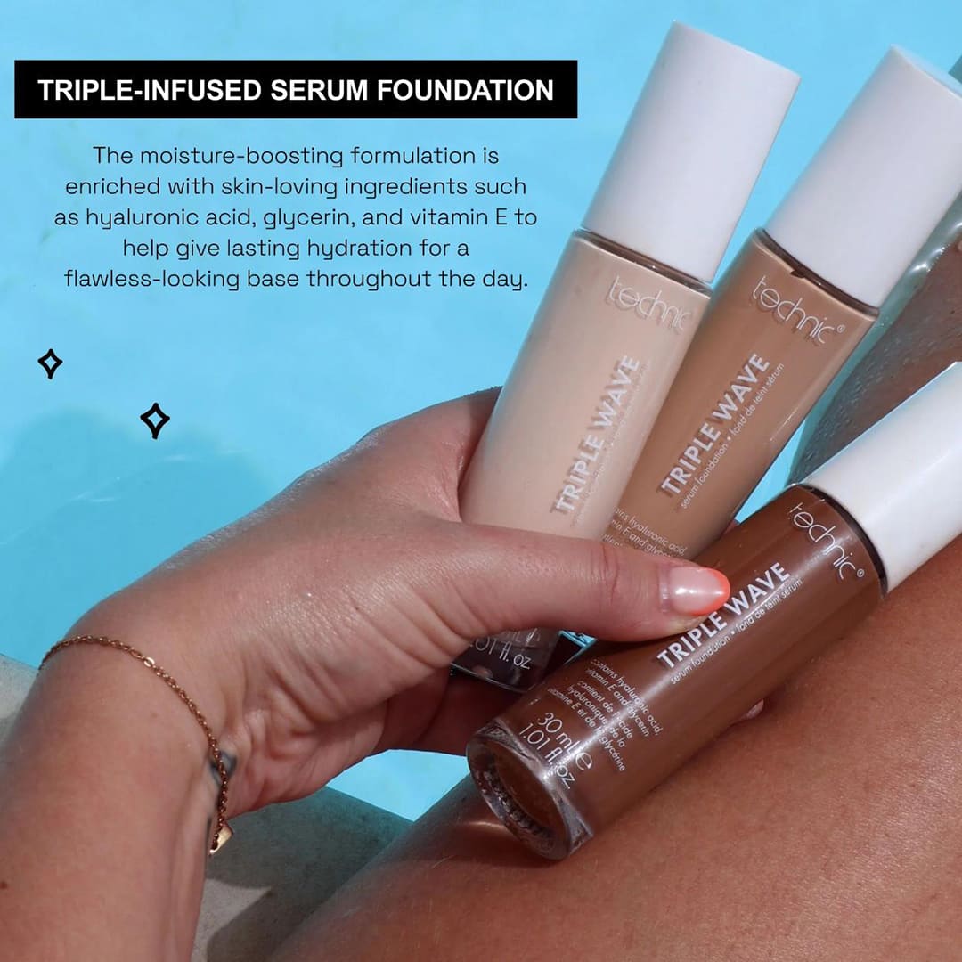 Technic Triple Wave Serum Foundation Dark 30 ml