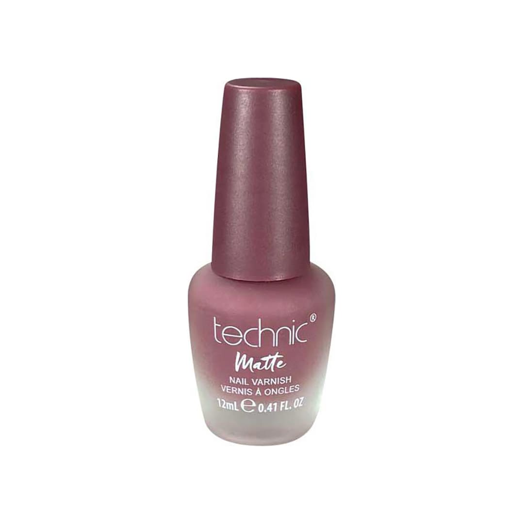 Technic Matte Nail Varnish Black Grape 12 ml
