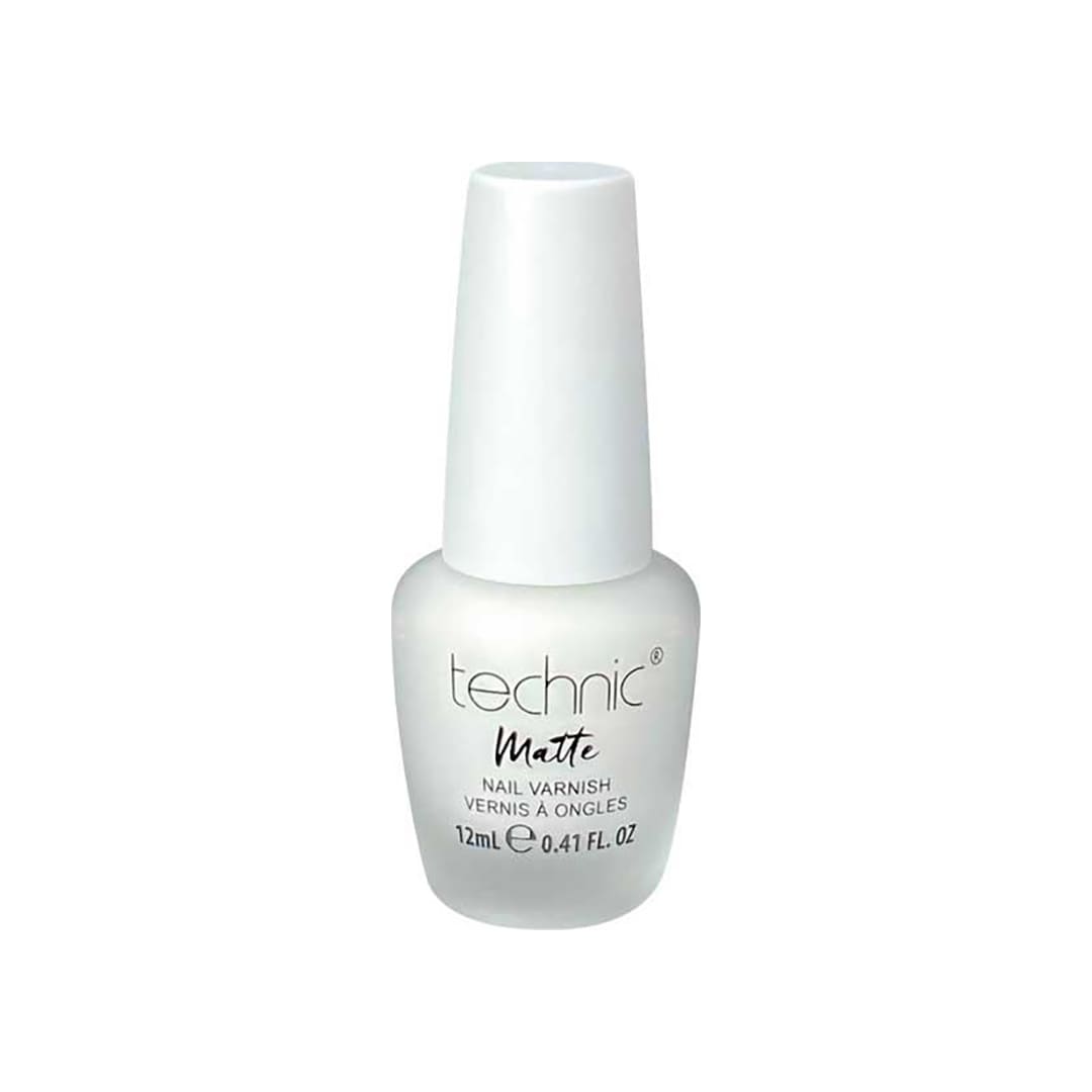 Technic Matte Nail Varnish White 12 ml