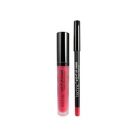 Technic Velvet Lip Kit Lip Colour And Lip Pencil Little Fuchsia
