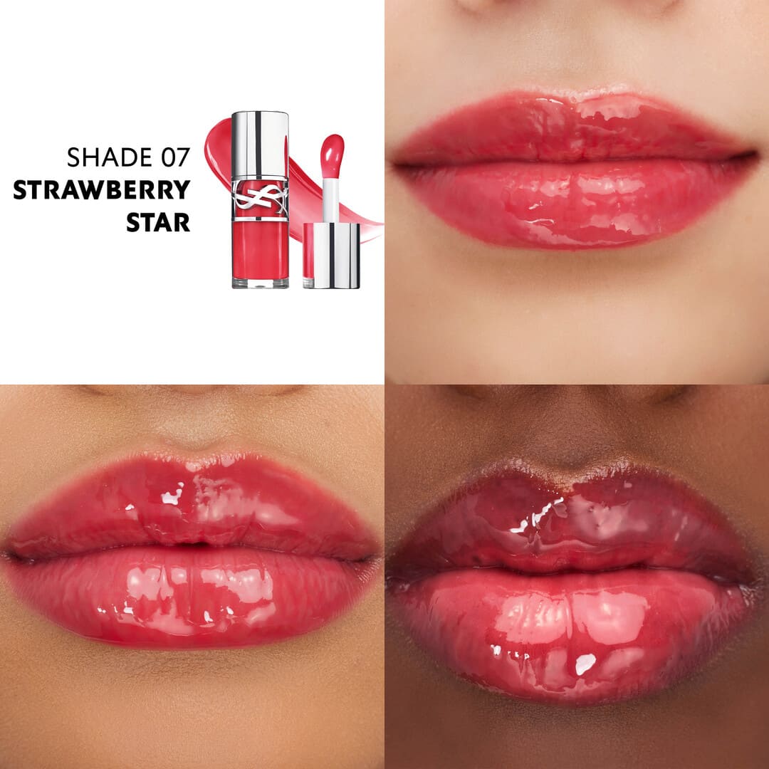 Yves Saint Laurent Loveshine Plumping Lip Oil Gloss 7 Strawberry Star 6 ml