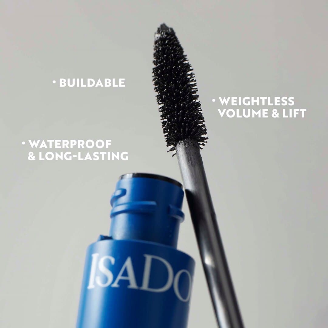 IsaDora The Build Up Mascara Extra Volume 01 Black Waterproof 10 ml
