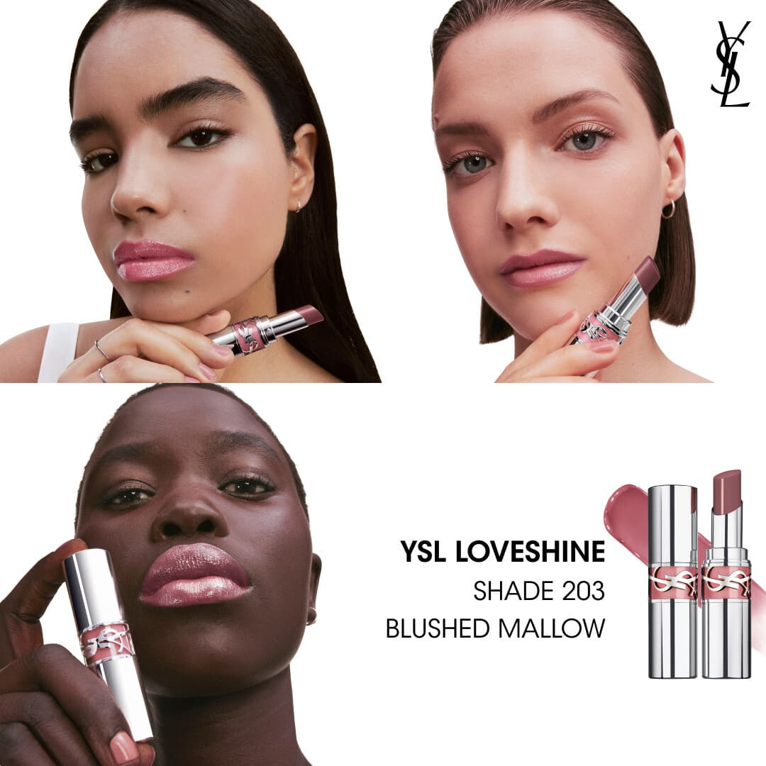 Yves Saint Laurent Loveshine Lipstick 203 Blushed Mallow 3.2g