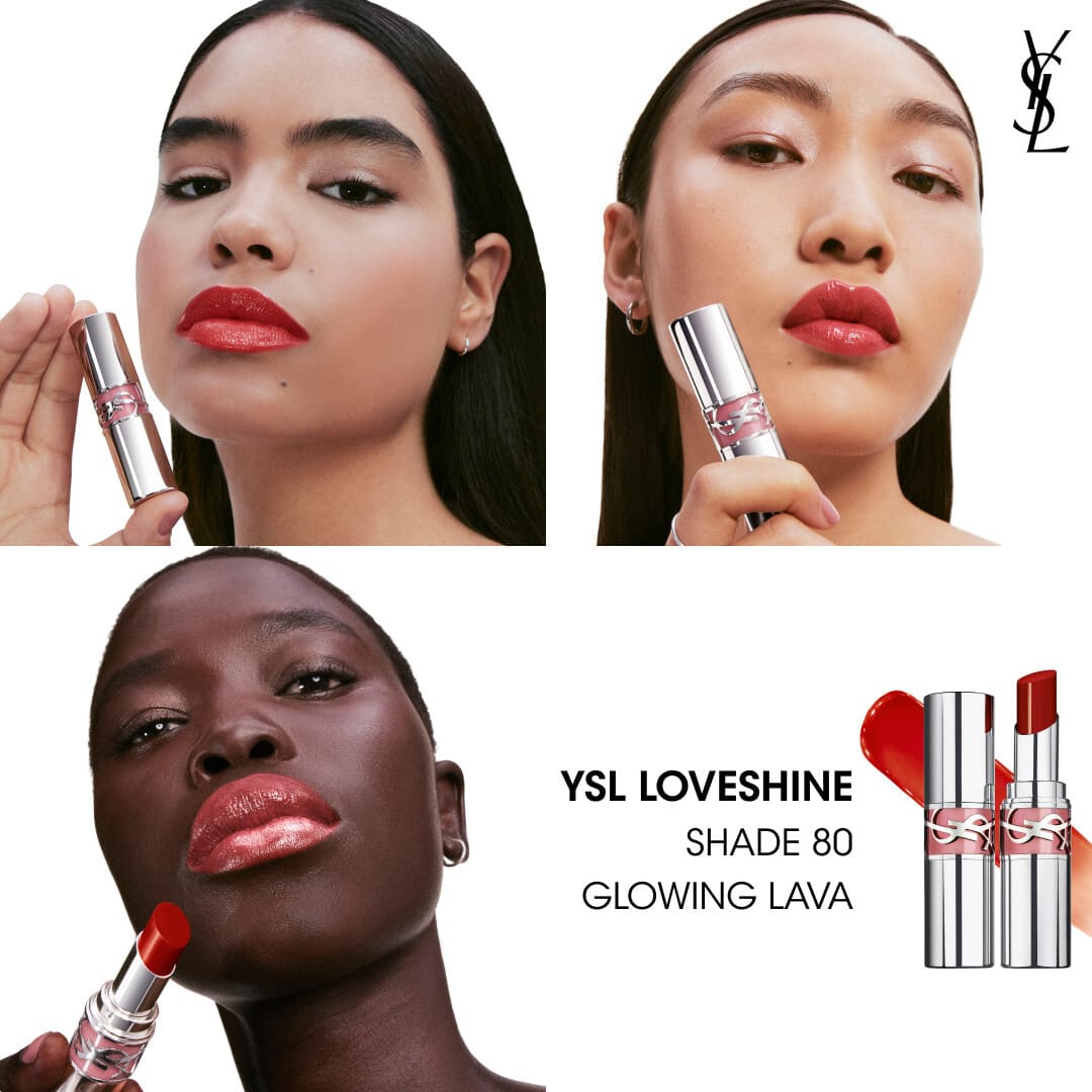 Yves Saint Laurent Loveshine Lipstick 80 Glowing Lava 3.2g