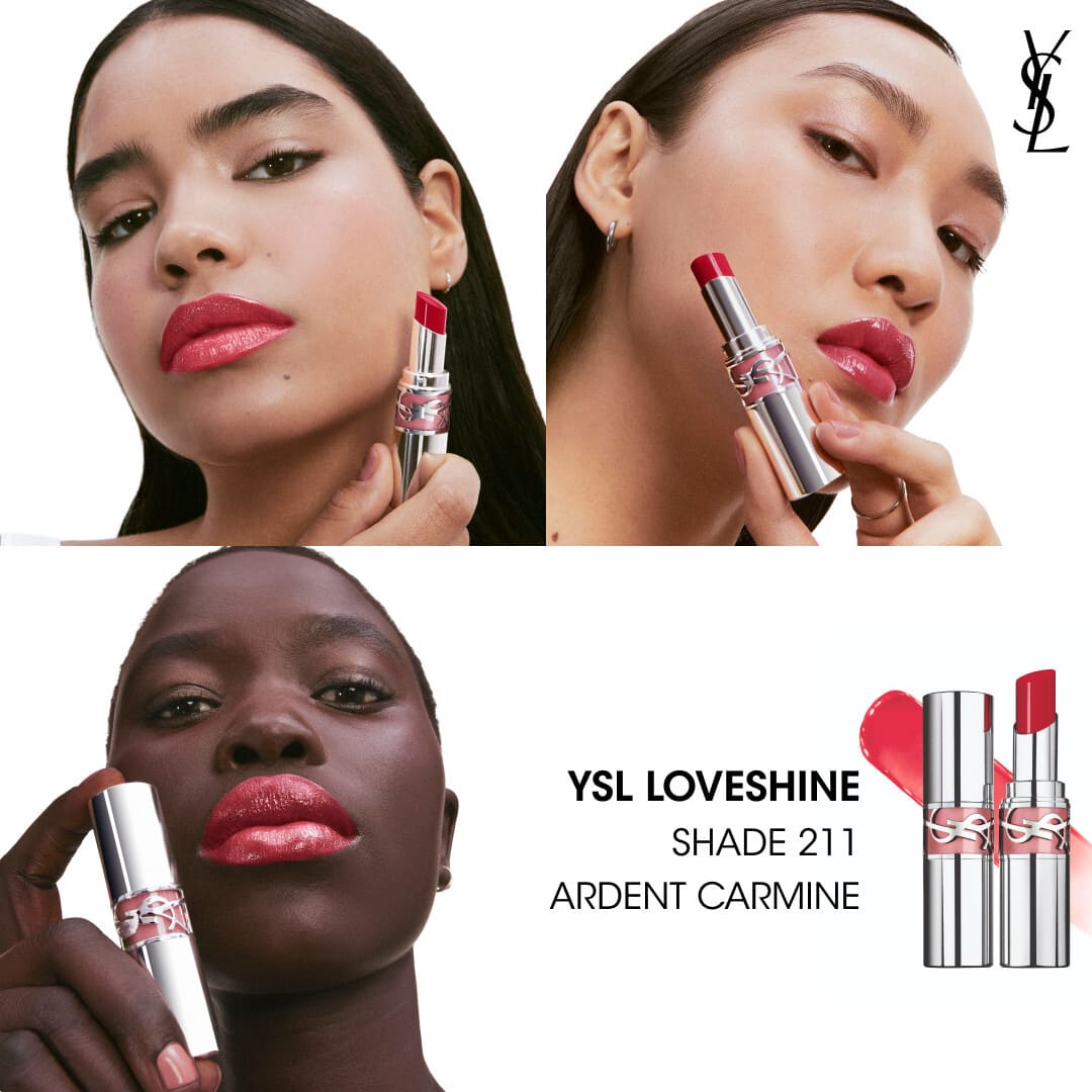 Yves Saint Laurent Loveshine Lipstick 211 Ardent Carmine 3.2g