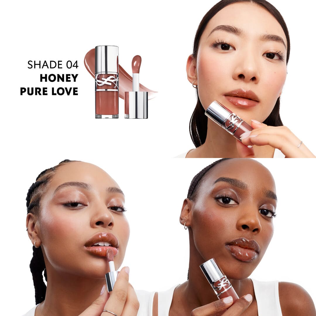 Yves Saint Laurent Loveshine Plumping Lip Oil Gloss 4 Honey Pure Love 6 ml