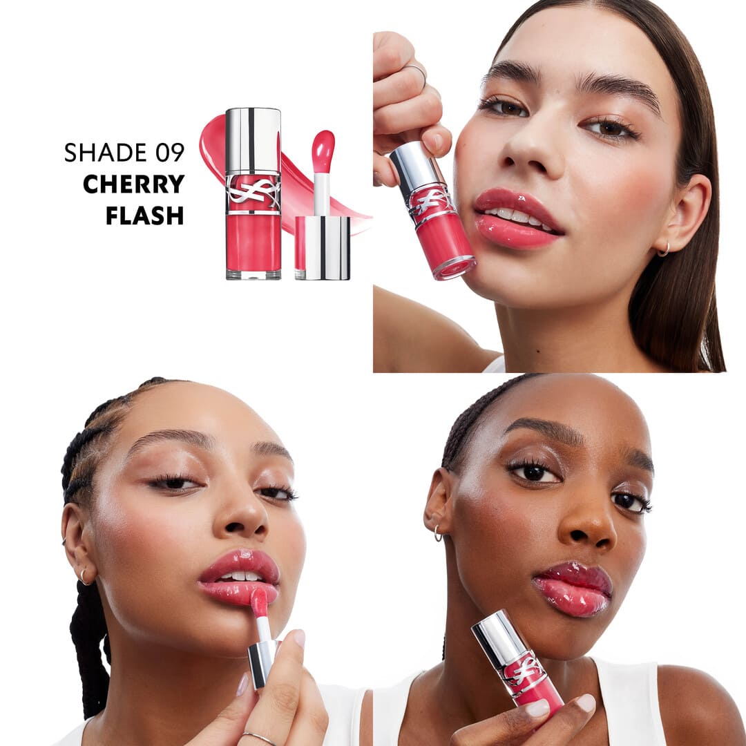 Yves Saint Laurent Loveshine Plumping Lip Oil Gloss 9 Cherry Flash 6 ml