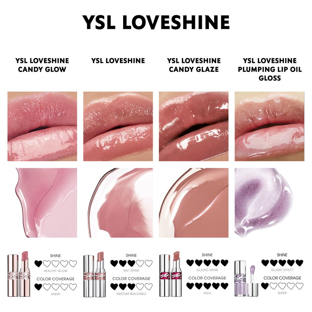 Yves Saint Laurent Loveshine Plumping Lip Oil Gloss 44 Nude Lavalliere 6 ml