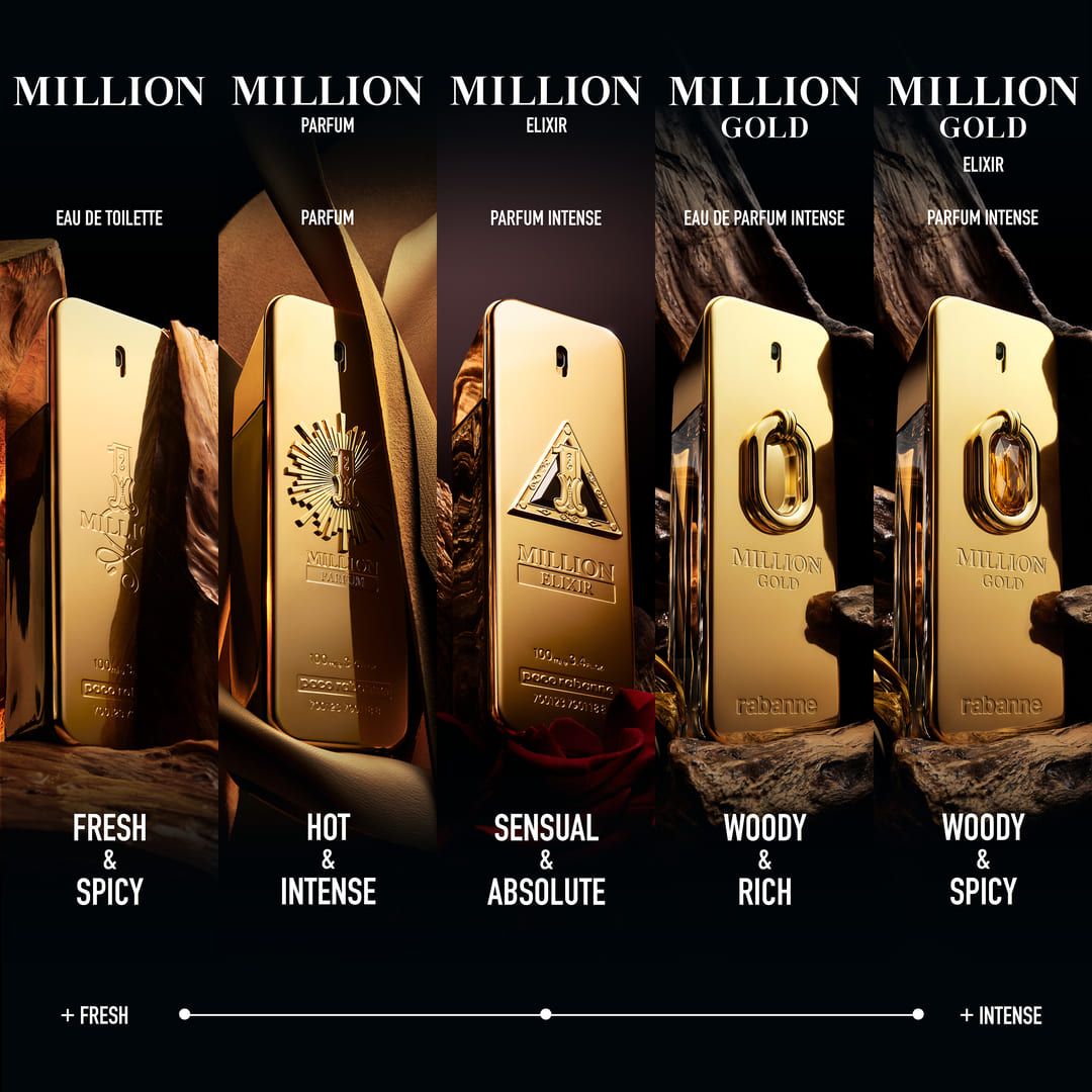 Rabanne Million Gold For Him Elixir Parfum Intense 50 ml