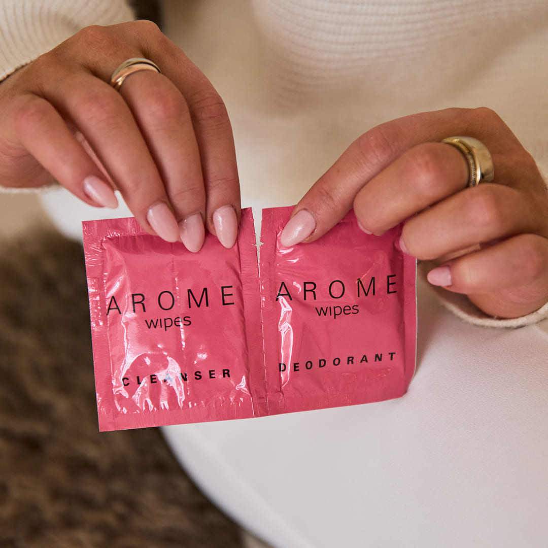 Arome Wipes On The Go Wipes Duo 1 pcs