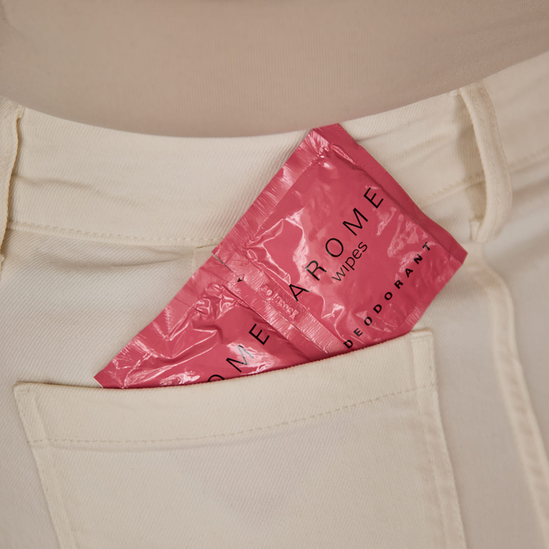 Arome Wipes On The Go Wipes Duo 1 pcs