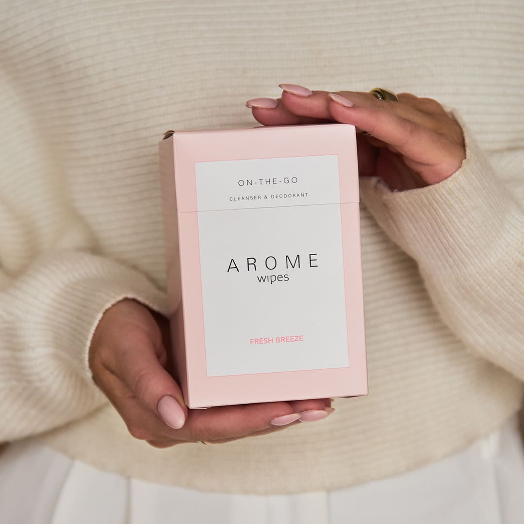 Arome Wipes On The Go Wipes Duo 10 pcs