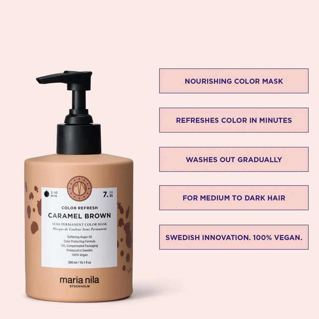 Maria Nila Color Refresh 7.35 Caramel Brown 100 ml
