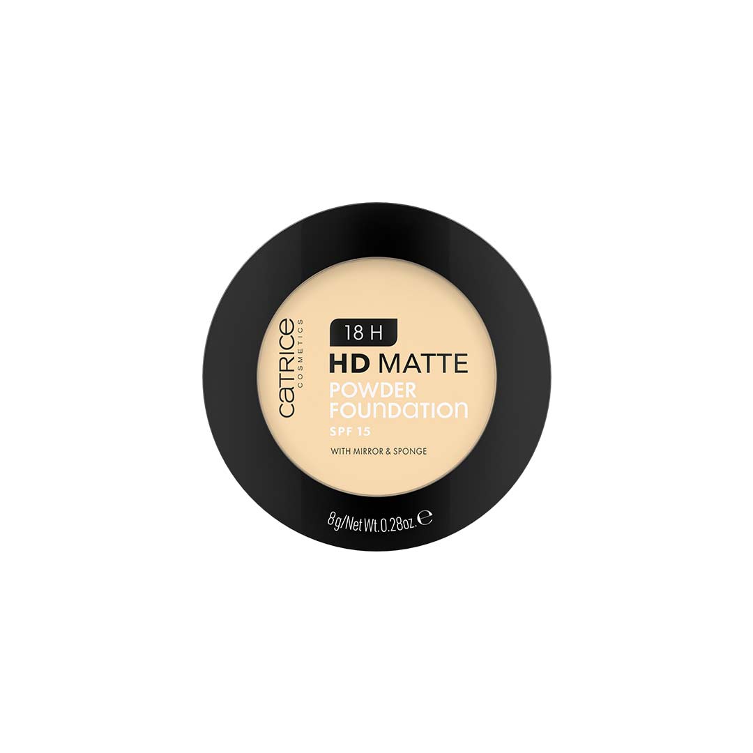 Catrice 18H Hd Matte Powder Foundation 010W 8g