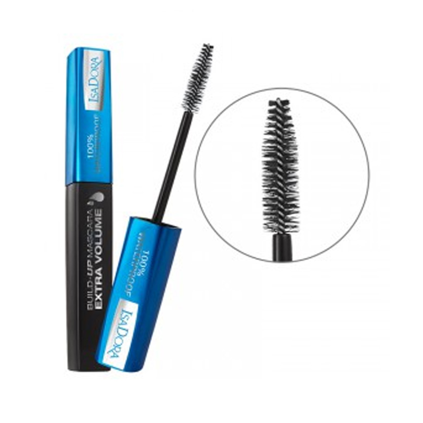 IsaDora Build Up Mascara Extra Volume Waterproof Black 20 12 ml