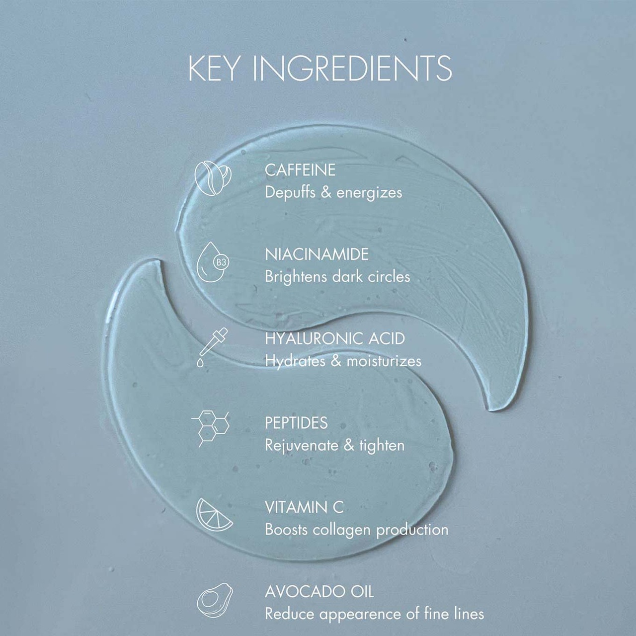 Sweed Peptide & Ice - Lift & Firm Hydra Gel Eye Patches 100g