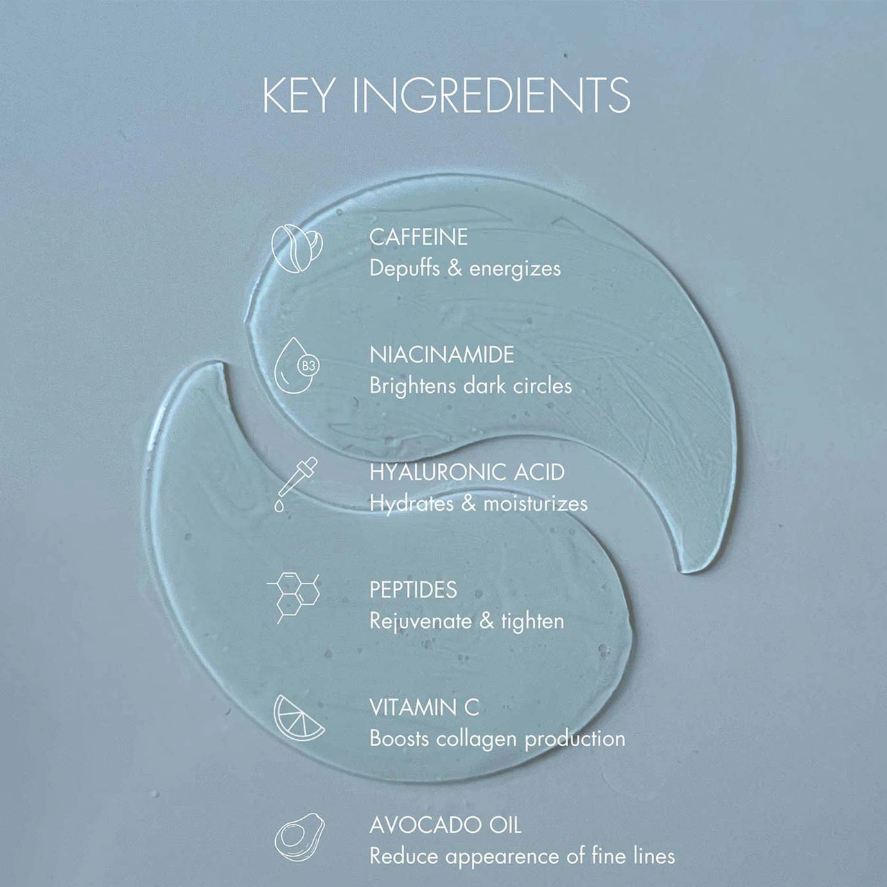 Sweed Peptide & Ice - Lift & Firm Hydra Gel Eye Patches 100g
