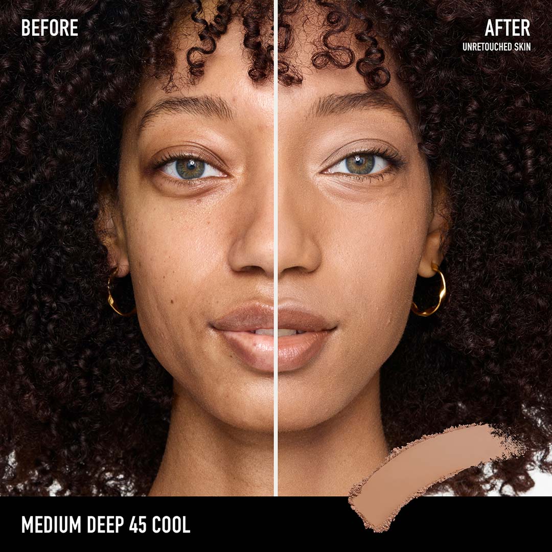 Bareminerals Barepro 24H Skin-Perfecting Pressed Powd Medium Deep 45 Cool 8g