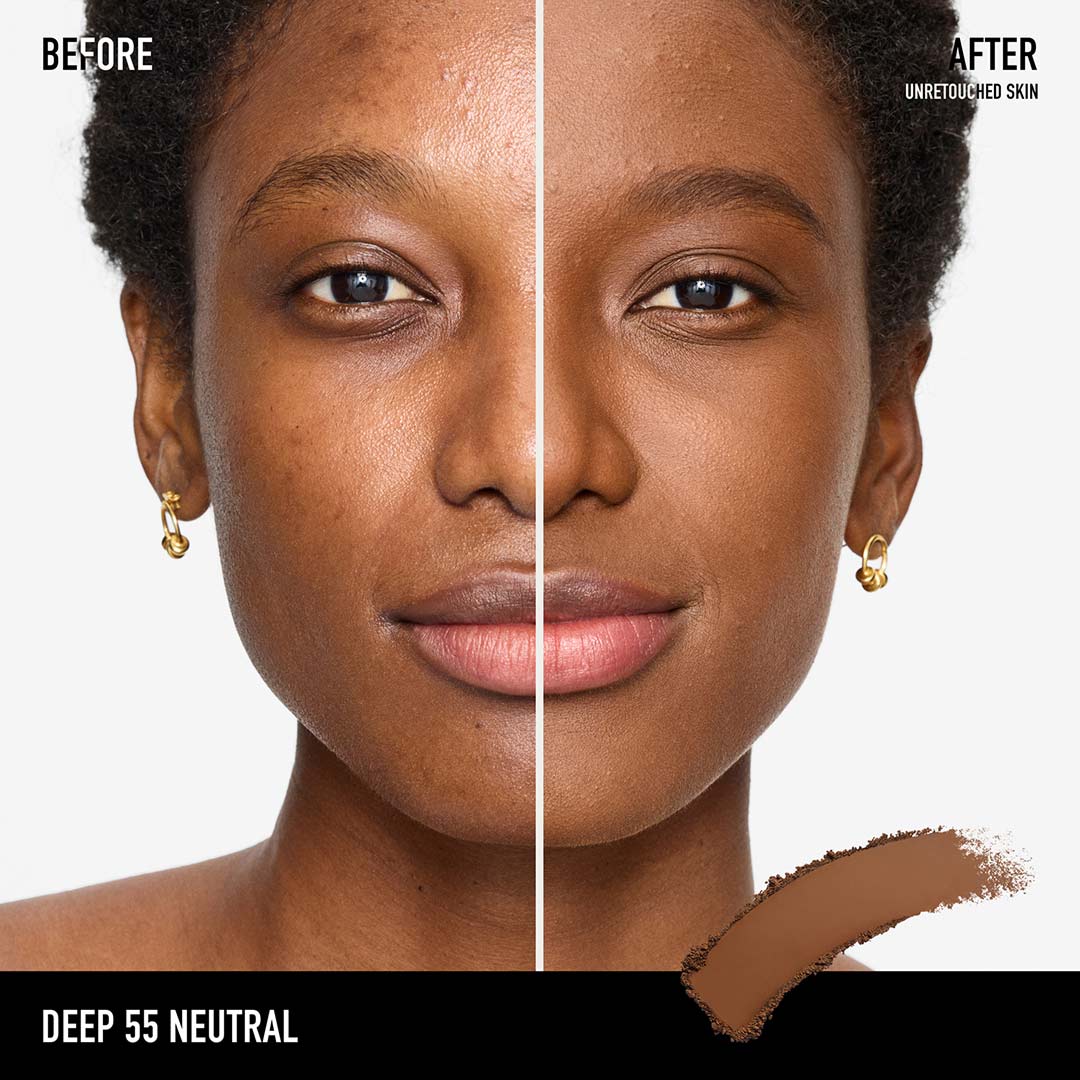 Bareminerals Barepro 24H Skin-Perfecting Pressed Powd Deep 55 Neutral 8g