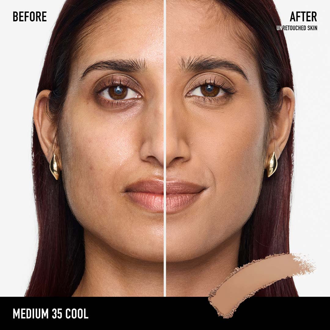 Bareminerals Barepro 24H Skin-Perfecting Pressed Powd Medium 35 Cool 8g