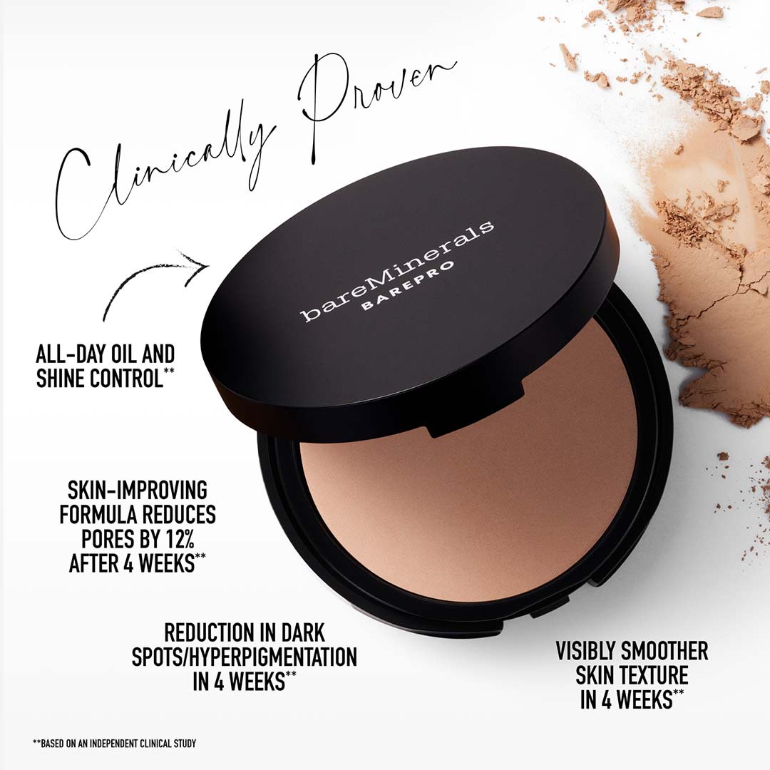 Bareminerals Barepro 24H Skin-Perfecting Pressed Powd Light 20 Warm 8g