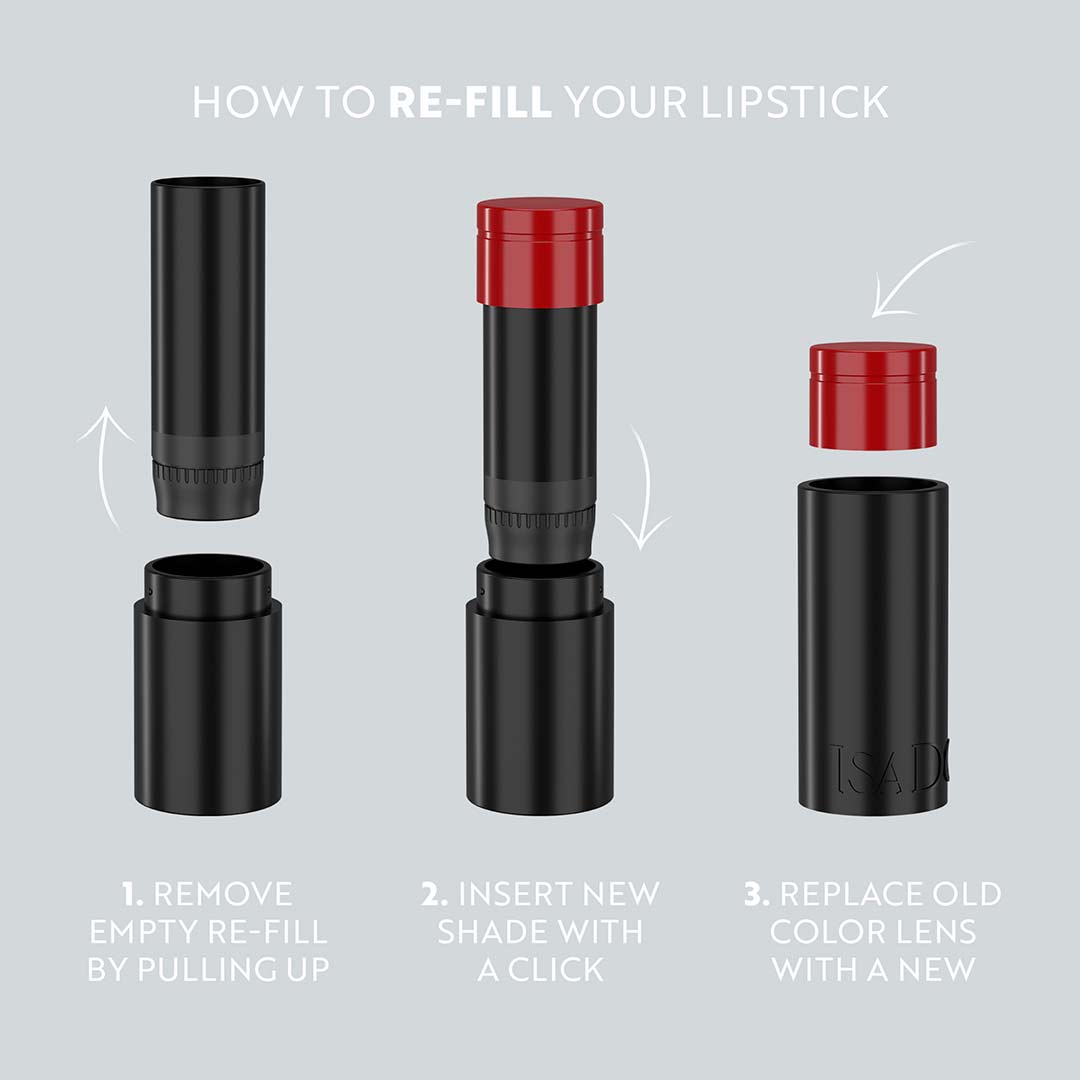 Isadora Perfect Moisture Lipstick 212 Berry Red 4g