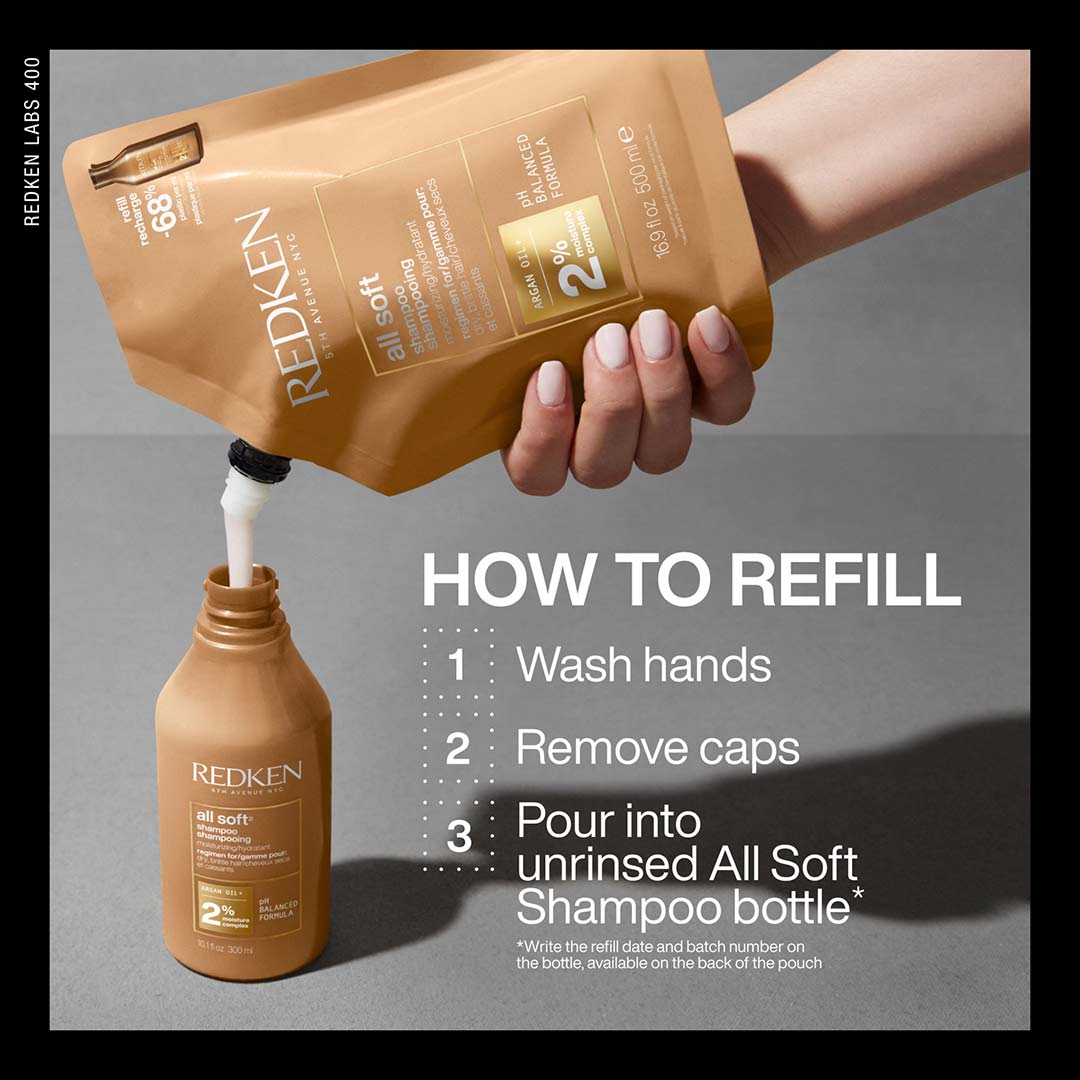 Redken All Soft Shampoo Refill 500 ml