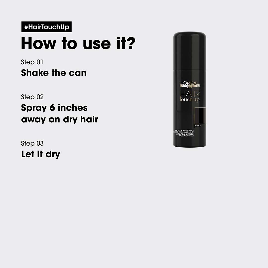 L'Oréal Professionnel Lp Hair Touch Up  Black 75 ml