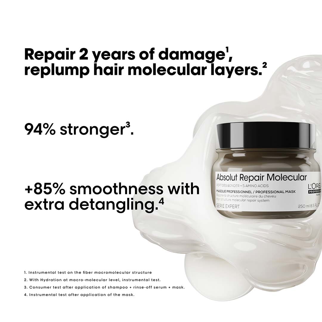 L'Oréal Professionnel Absolut Repair Molecular Rinse-Off Mask 250 ml