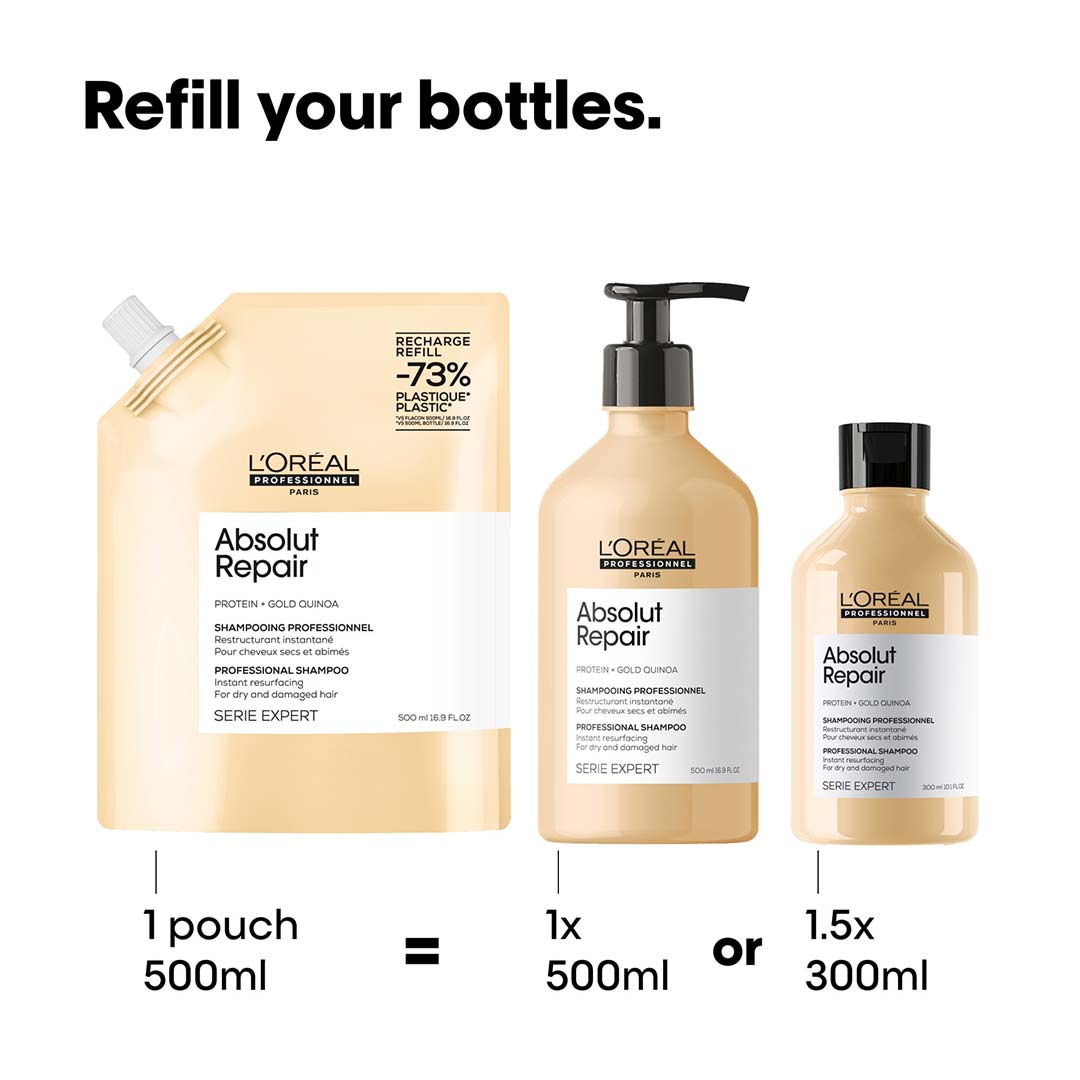 L'Oréal Professionnel Absolut Repair Gold Shampoo Refill 500 ml
