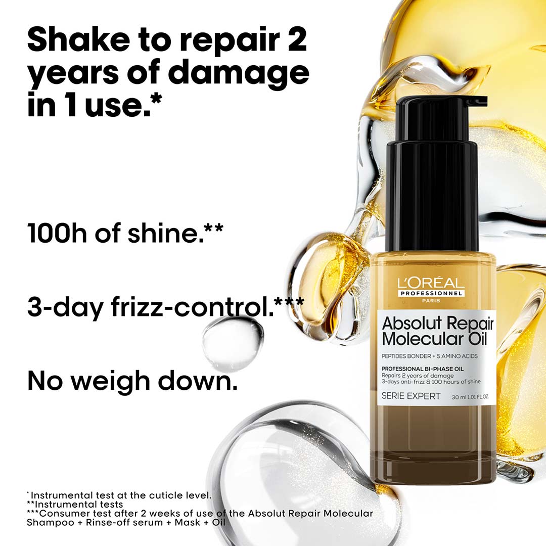 L´Oréal Professionnel Absolut Repair Molecular Bi-Phase Oil Mini 30 ml