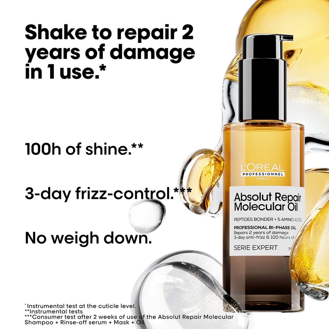 L'Oréal Professionnel Absolut Repair Molecular Bi-Phase Oil 90 ml