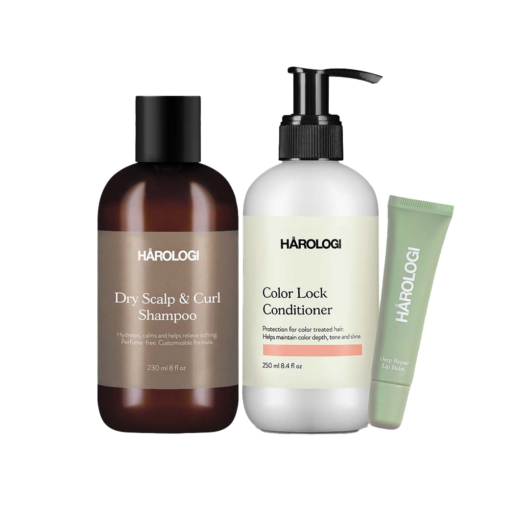 Hårologi Dry Scalp Schampo & Color Lock Balsam 480 ml