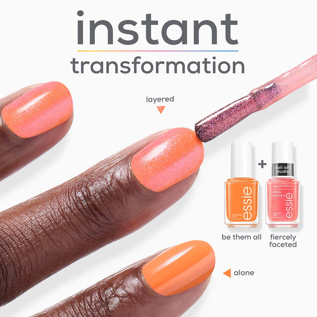 essie Nail Art Studio Special Effect Nail Polish 18 Fiercely Faceted 5 ml