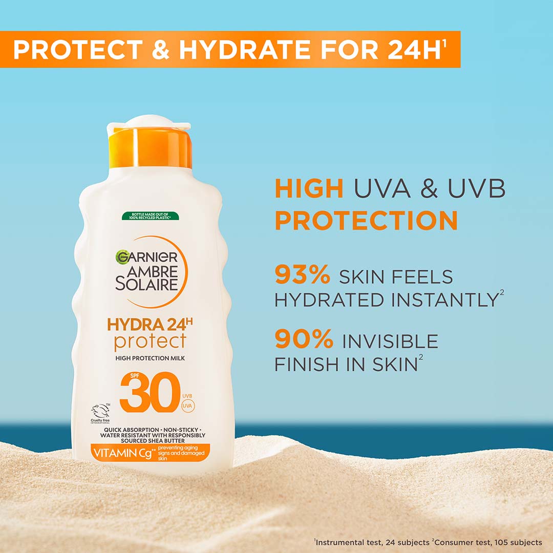 Garnier Ambre Solaire Hydra 24H Protect Sun Protecting Milk Spf30 175 ml