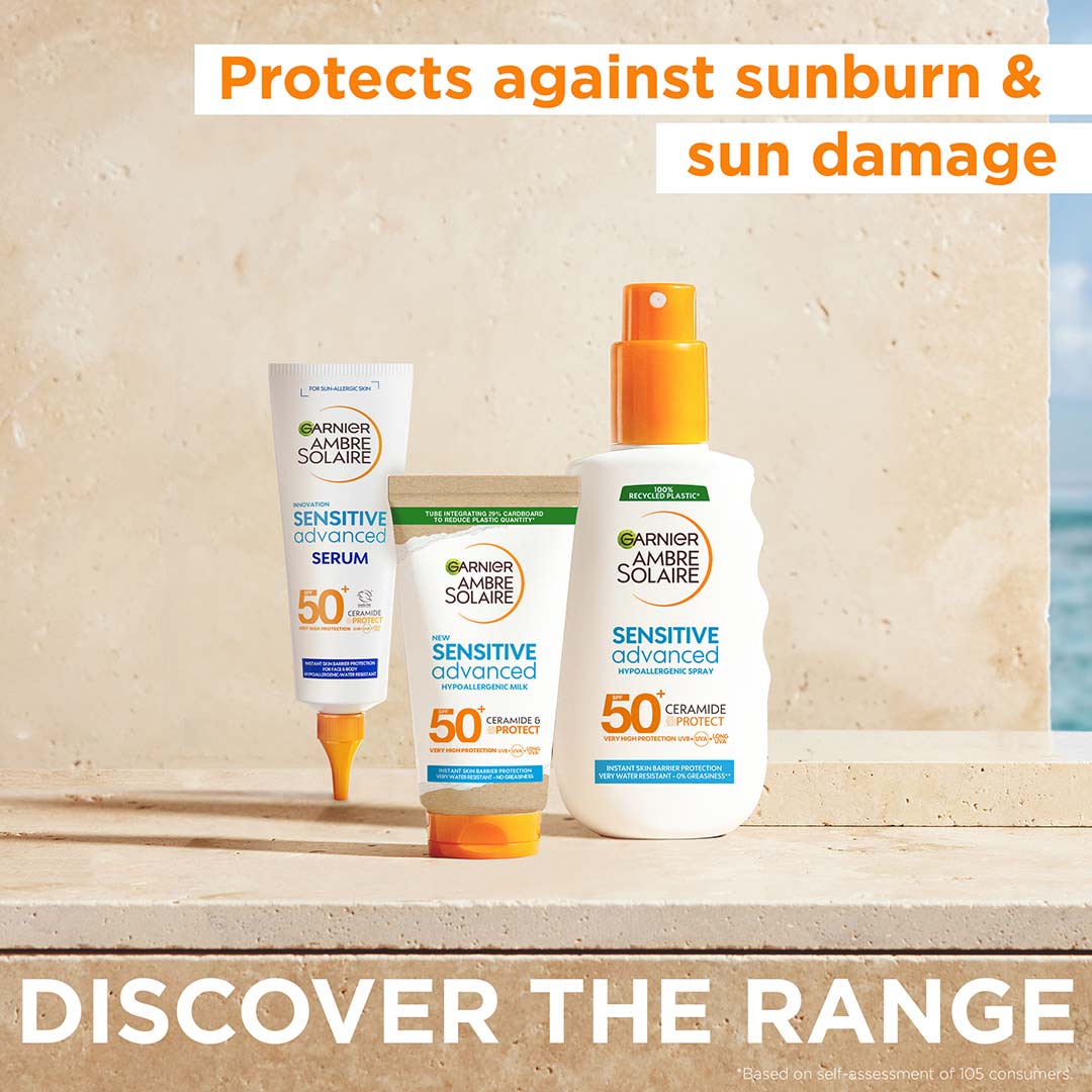 Garnier Ambre Solaire Sensitive Advanced Body Serum Spf50+ 125 ml