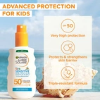 Garnier Ambre Solaire Sensitive Advanced Kids Hypoallergenic Spray Spf50+ 150 ml