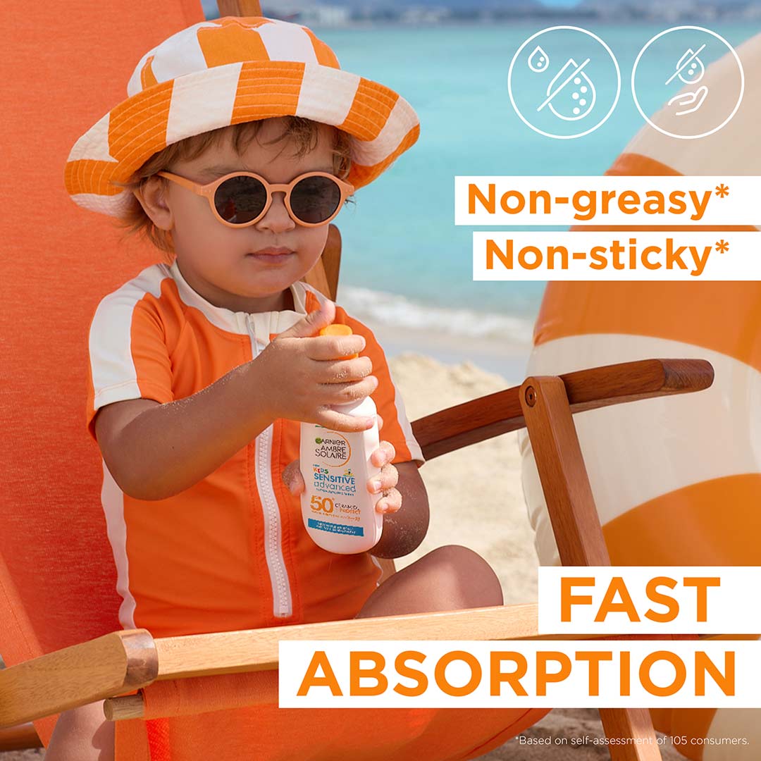Garnier Ambre Solaire Sensitive Advanced Kids Hypoallergenic Spray Spf50+ 150 ml