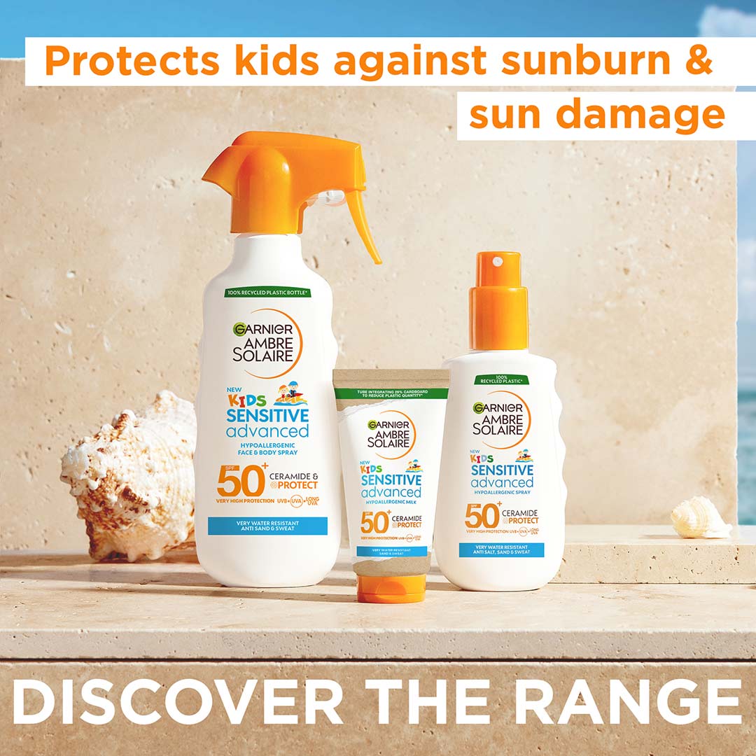 Garnier Ambre Solaire Sensitive Advanced Kids Hypoallergenic Spray Spf50+ 150 ml